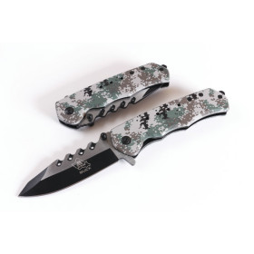 Buck DA23 quick opening folding knife camo color knife UD402264